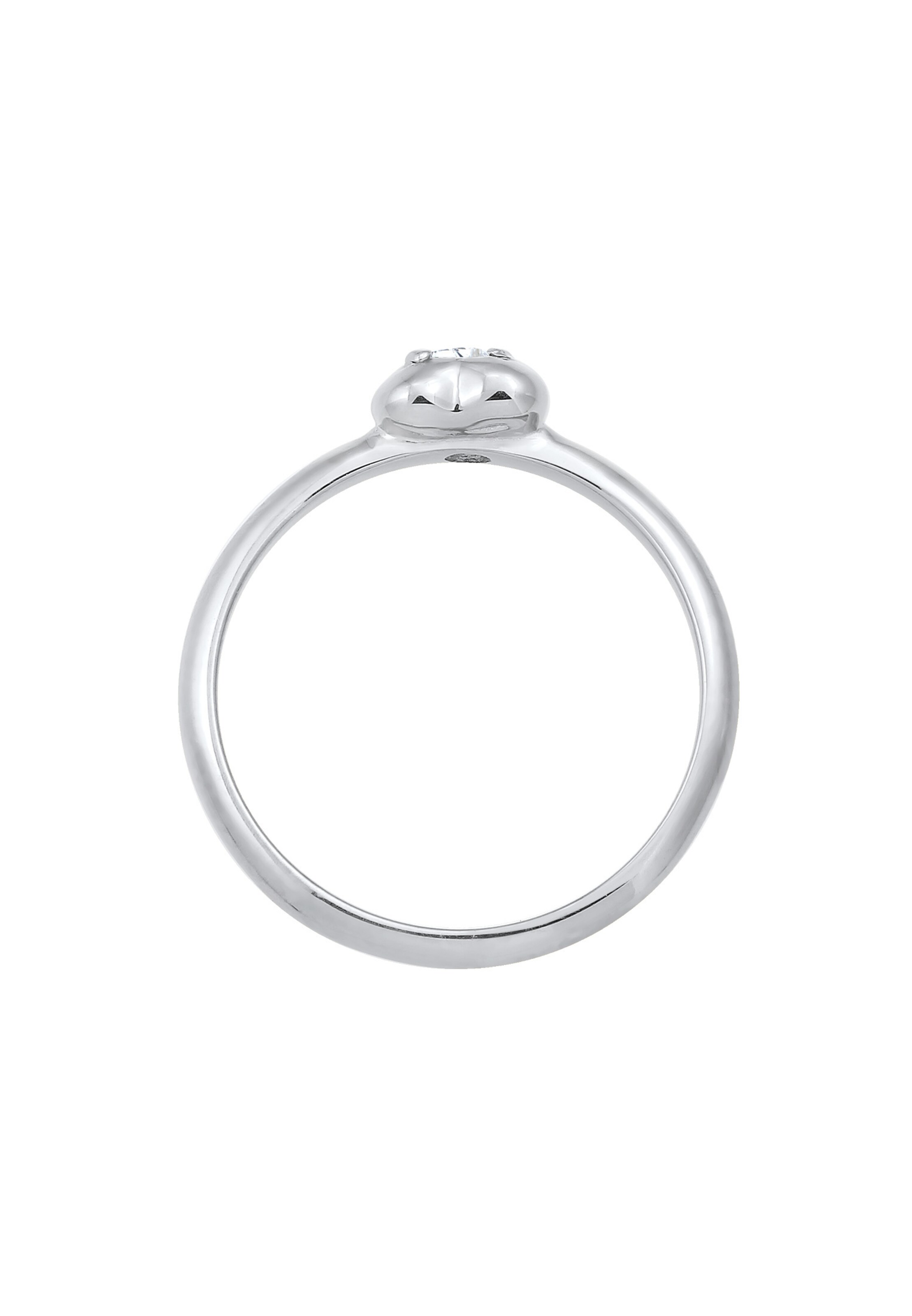 ELLI Ring Herz Basic in Silber
