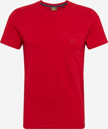 Superdry Regular fit Majica | rdeča barva: sprednja stran