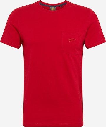 Superdry Regular fit Shirt in Rood: voorkant