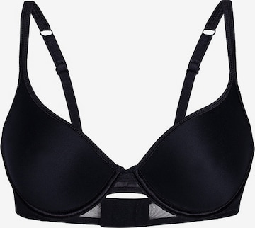 Invisible Soutien-gorge 'FLEXICUP' sassa en noir : devant