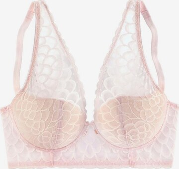 LASCANA Push-up Push-Up BH in Pink: predná strana