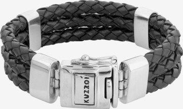 Bracelet KUZZOI en noir : devant