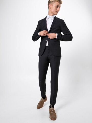 OLYMP Slim fit Πουκάμισο για το γραφείο 'Level 5' σε λευκό