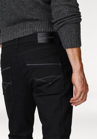 BRUNO BANANI Regular Straight-Jeans in Schwarz