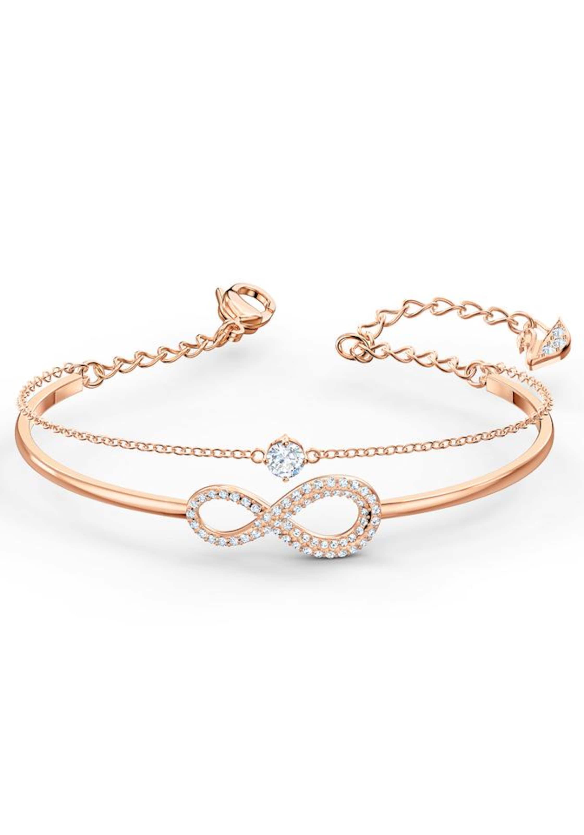 Swarovski Karkötő 'Infinity' - arany