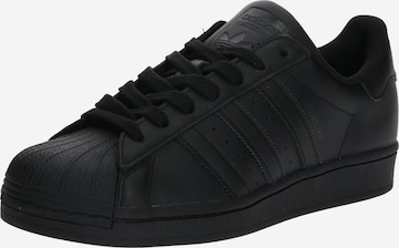 Sneaker low 'Superstar' de la ADIDAS ORIGINALS pe negru: față