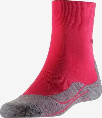 FALKE Athletic Socks 'RU4' in Pink: front