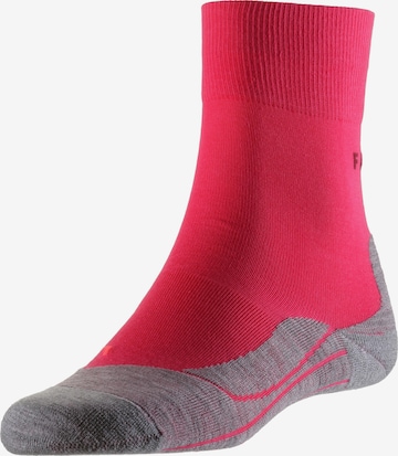 FALKE Athletic Socks 'RU4' in Pink: front