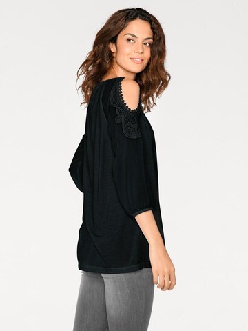 heine Blouse in Zwart