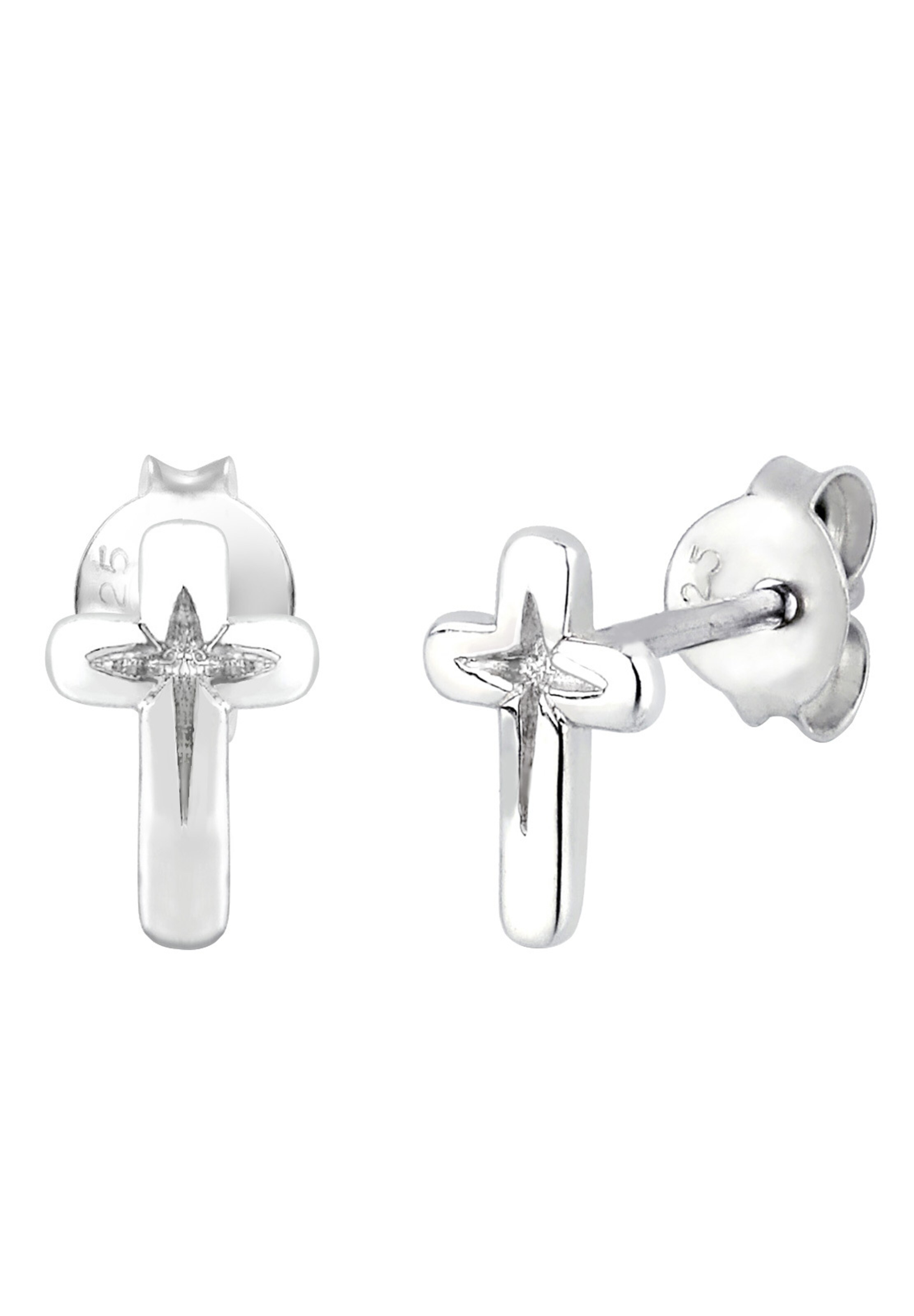 ELLI Earrings in Silver: front