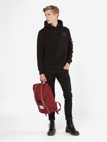 ALPHA INDUSTRIES Sweatshirt in Zwart