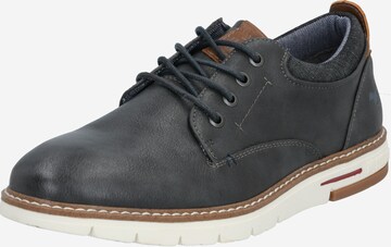 MUSTANG Lace-Up Shoes in Grey: front