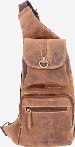 GREENBURRY Backpack in Brown: front