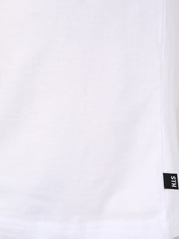 H.I.S regular Μπλουζάκι σε λευκό