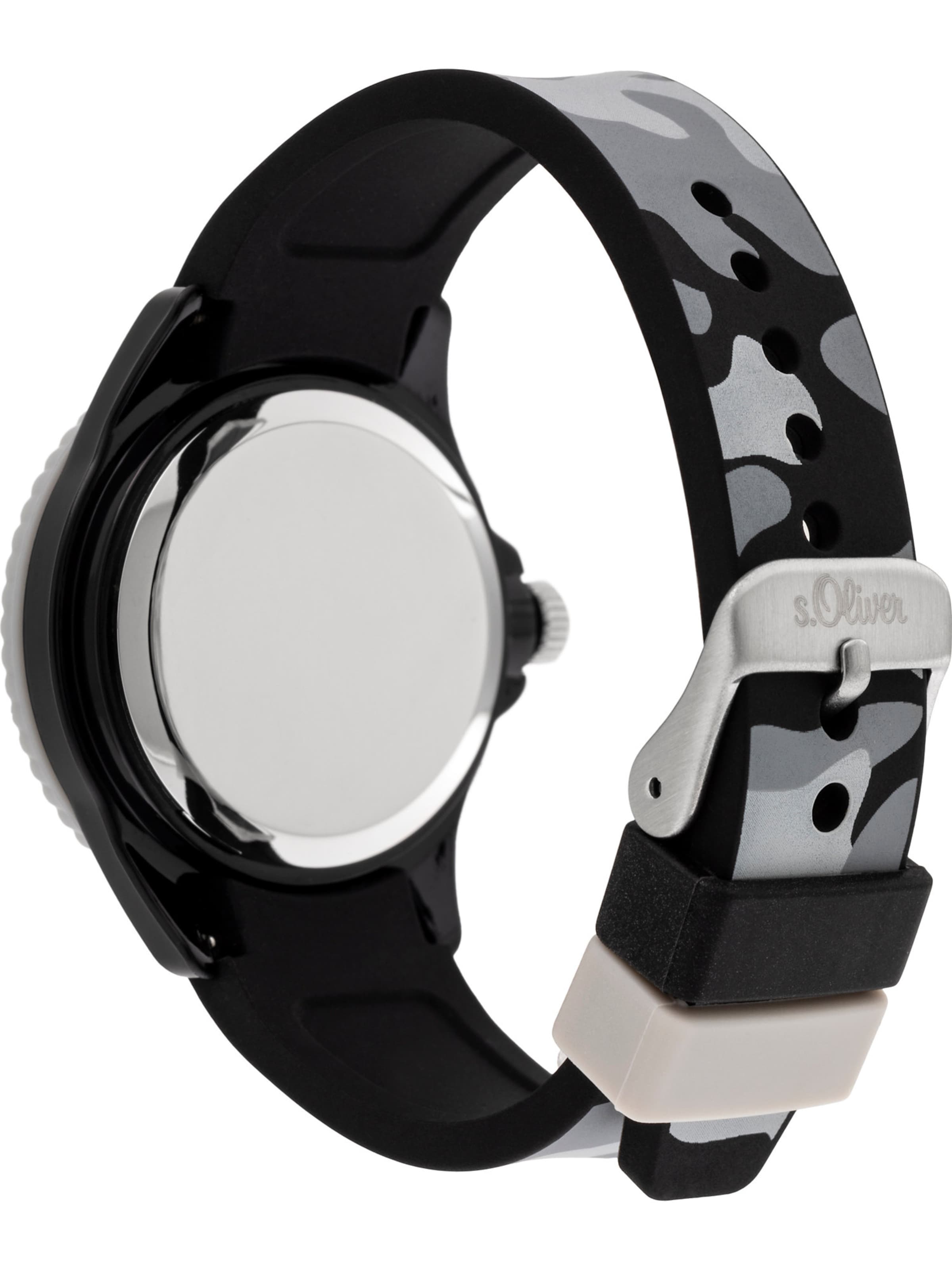 s.Oliver Watch in Black
