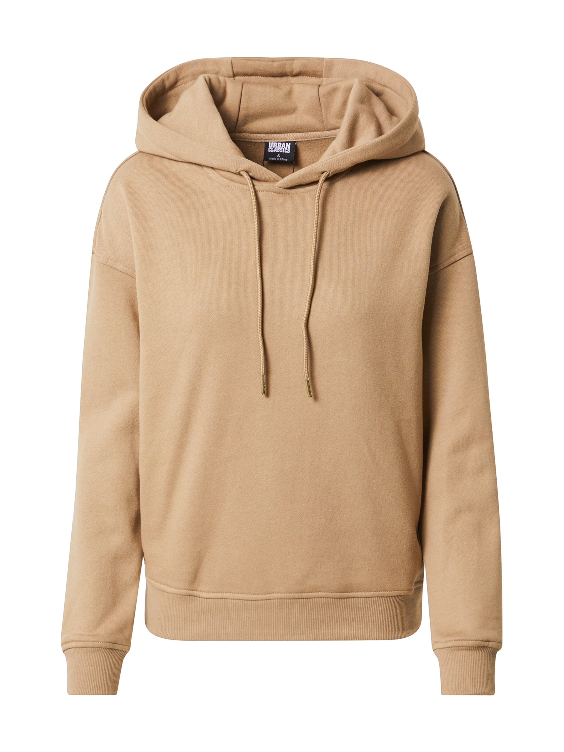 Urban Classics Sweatshirt in Beige: front