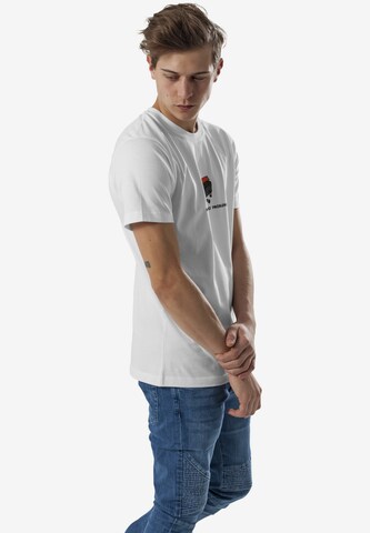 T-Shirt 'Shoebox' Mister Tee en blanc