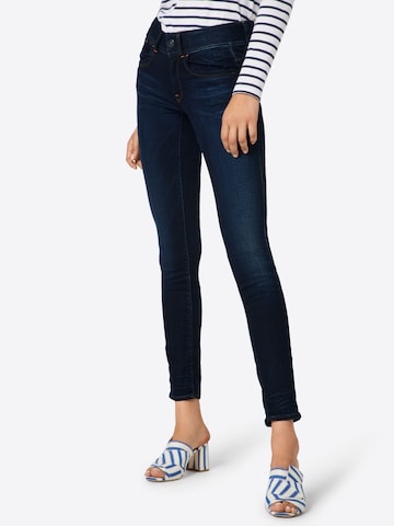 G-Star RAW Skinny Jeans 'Lynn Mid Skinny' in Blau