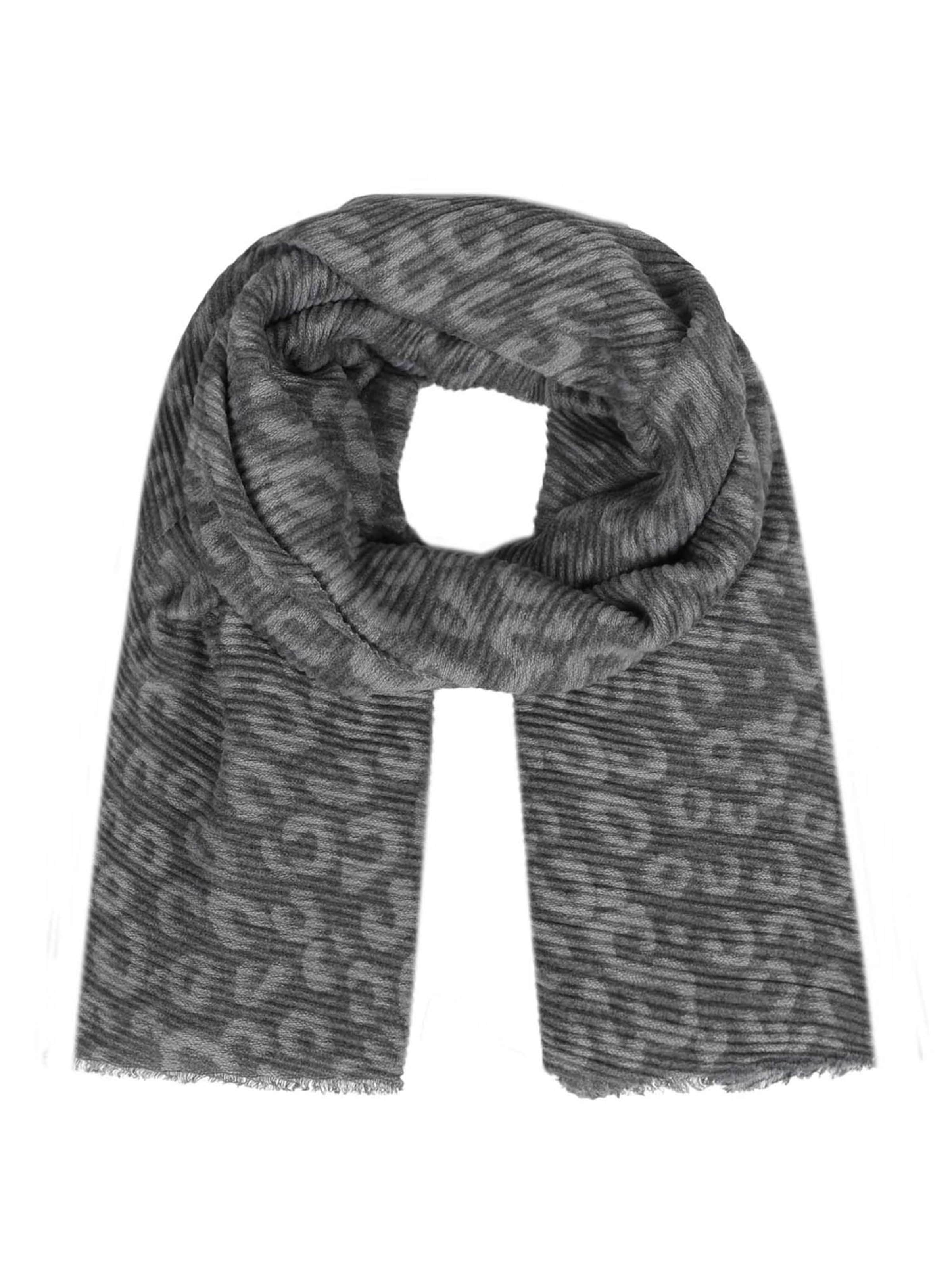 Zwillingsherz - Sjaal in de kleur Donkergrijs