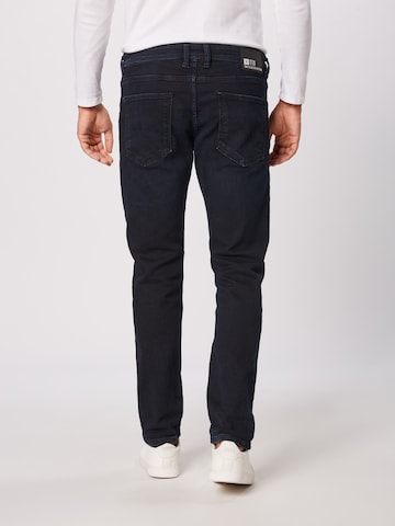 TOM TAILOR DENIM - Slimfit Calças de ganga 'Piers' em azul