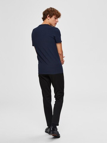 T-Shirt SELECTED HOMME en bleu