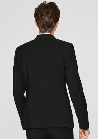 s.Oliver BLACK LABEL Slim Fit Sakko 'Cesano' in Schwarz