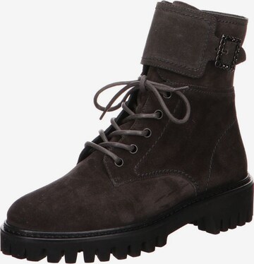 THINK! Lace-Up Ankle Boots in Grey: front