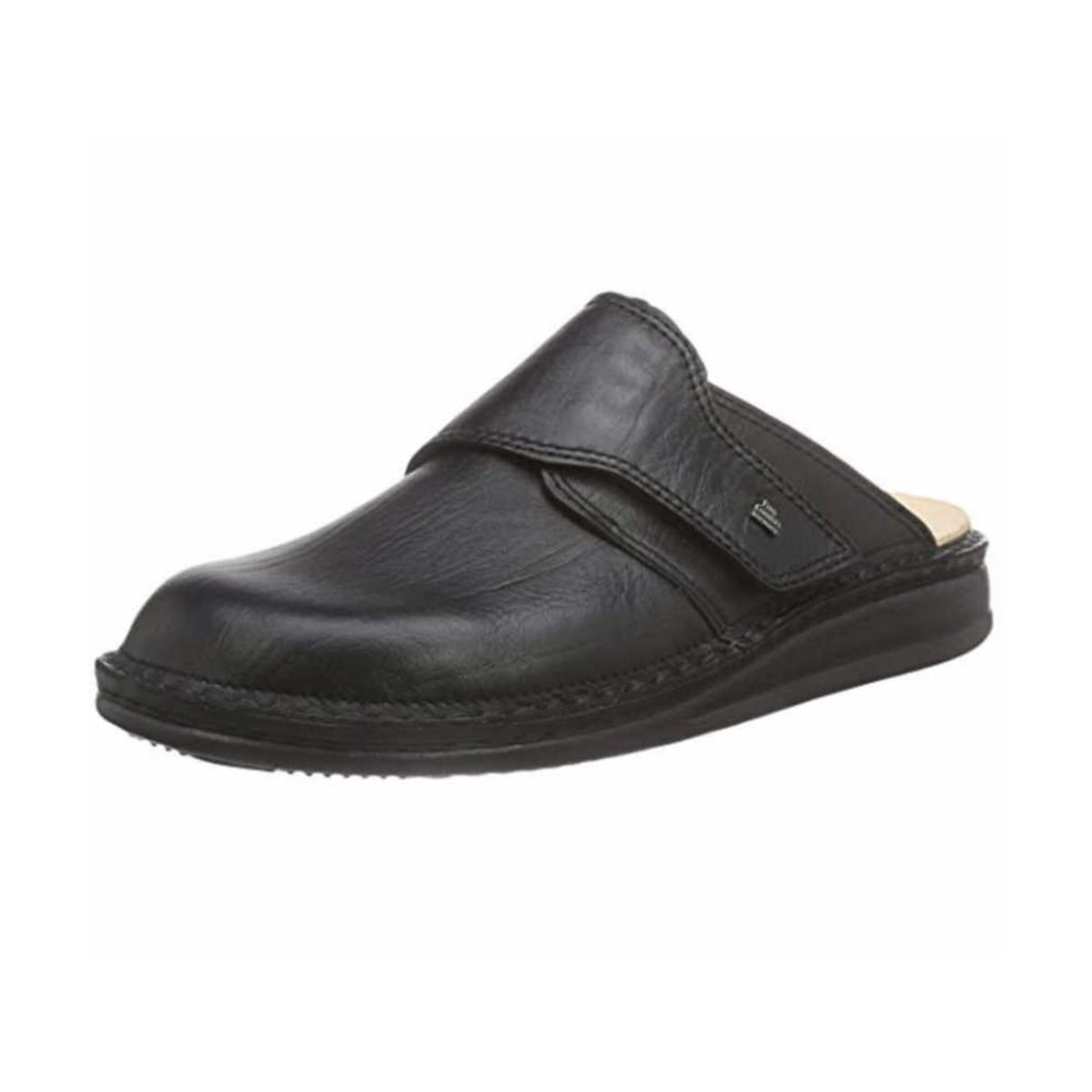 Finn Comfort Pantolette 'Amalfi' in Schwarz: Vorderseite