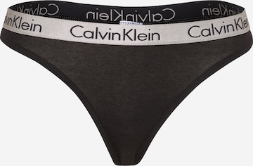 Calvin Klein Underwear String 'RADIANT' in Schwarz