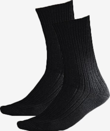 Chaussettes H.I.S en noir : devant