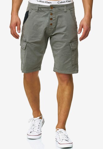 INDICODE JEANS Regular Pants 'Hedworth' in Grey: front