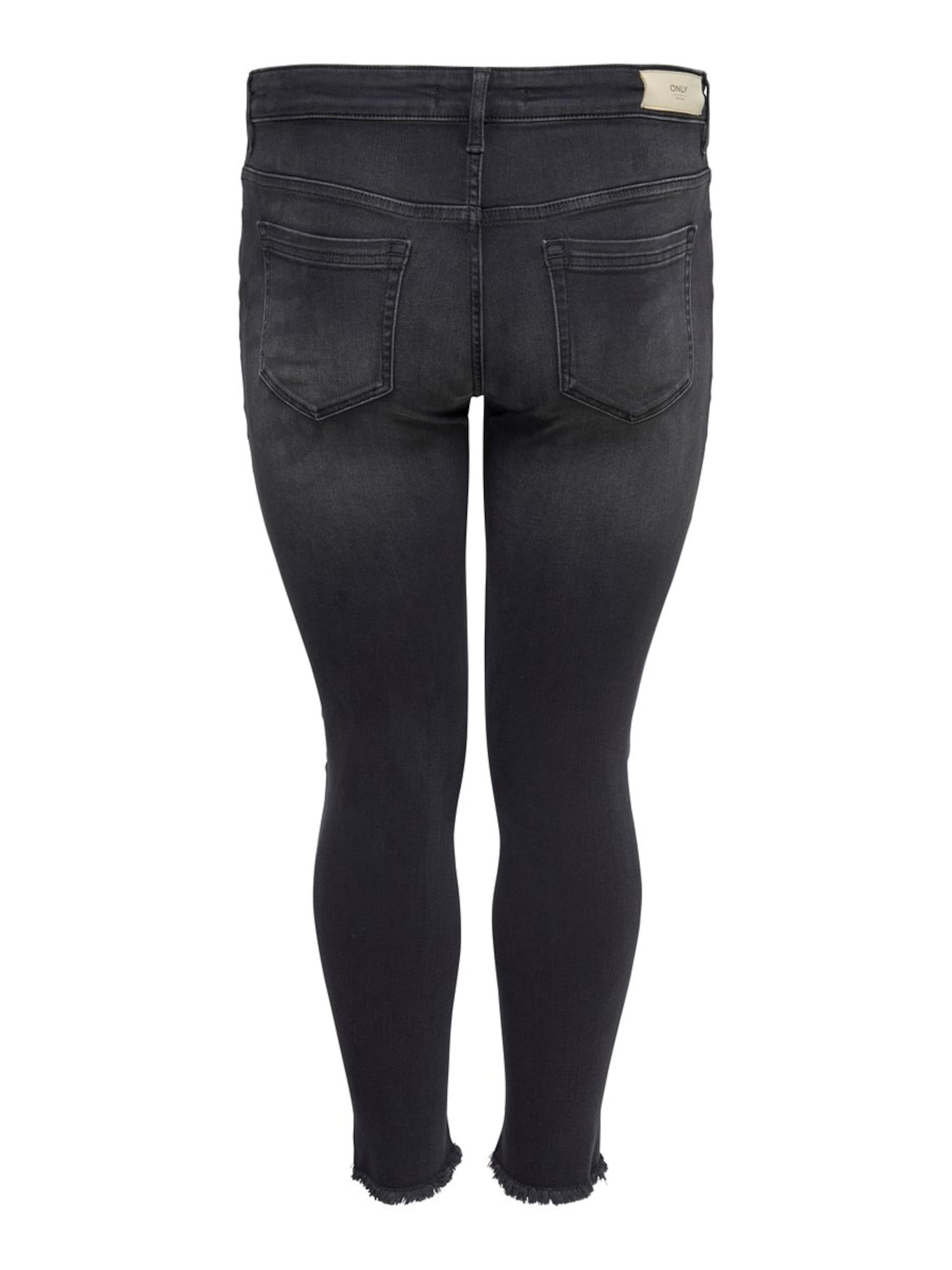 ONLY Carmakoma Skinny Jeans i svart