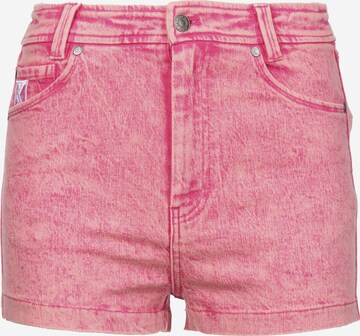 Karl Kani Slimfit Shorts in Pink: predná strana