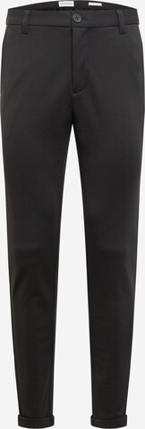 Coupe slim Pantalon 'Superflex' Lindbergh en noir : devant