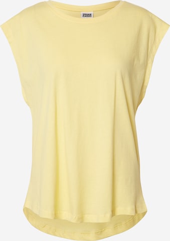 Urban Classics Тениска в жълто: отпред