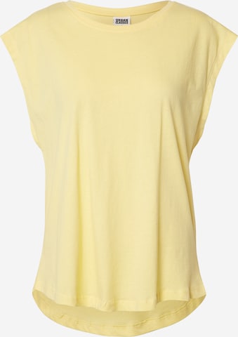 T-shirt Urban Classics en jaune : devant