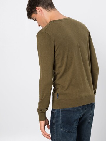 SCOTCH & SODA Sweter 'Classic' w kolorze zielony: tył