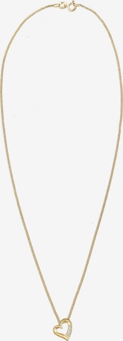 Elli DIAMONDS Necklace 'Herz' in Gold: front