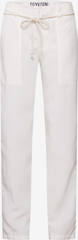 Loosefit Pantalon 'BAD' DRYKORN en blanc : devant