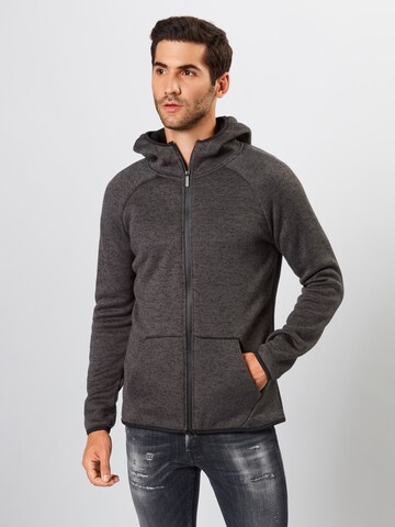 Urban Classics Fleece Jacket in Grey