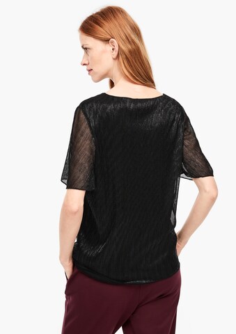 s.Oliver Bluse in Schwarz