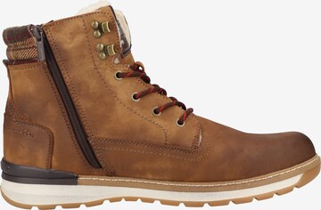 MUSTANG Lace-Up Boots in Brown