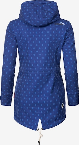 MARIKOO Raincoat 'Zimtzicke' in Blue