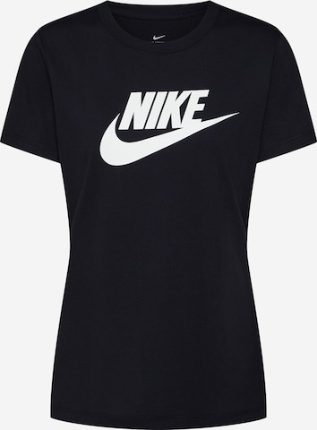 Nike Sportswear Shirt 'Futura' in Zwart: voorkant