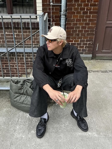 Beige Cap Look by New Era