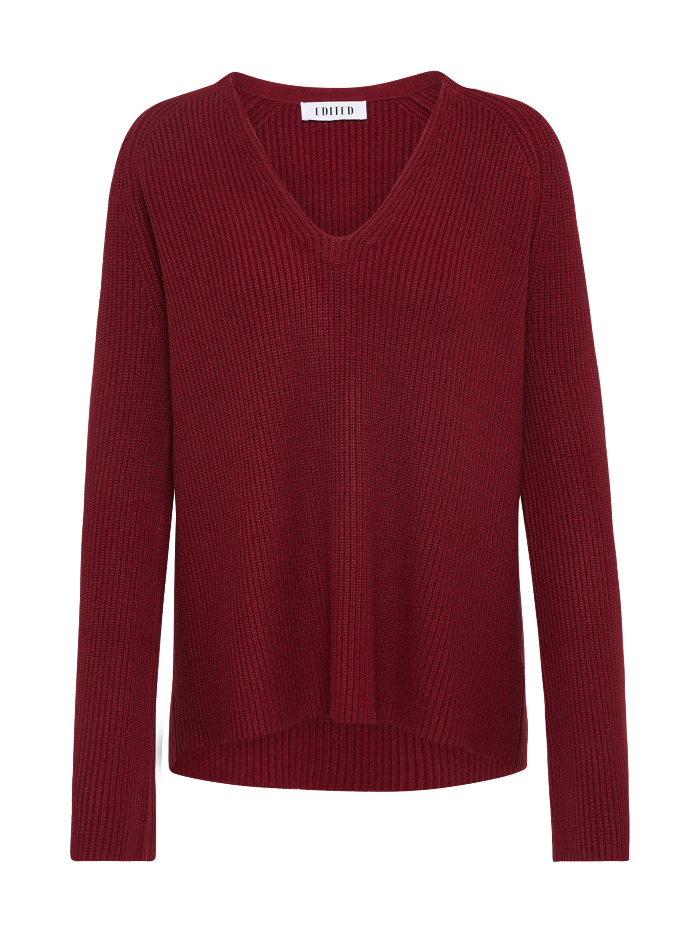 EDITED - Trui 'Amber' in de kleur Bordeaux