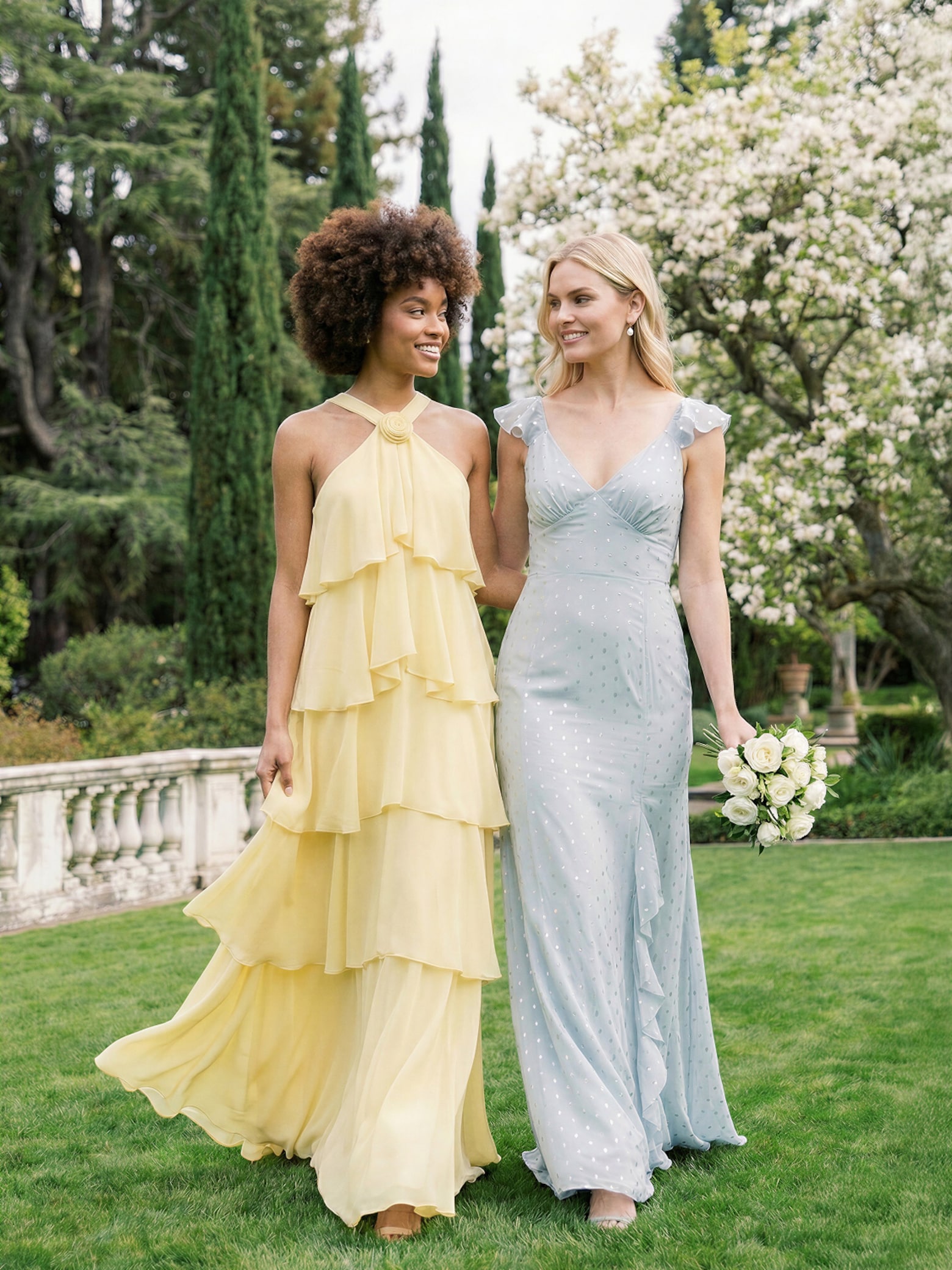 Для подружек невесты и гостей свадьбы Красивые пастельные платья