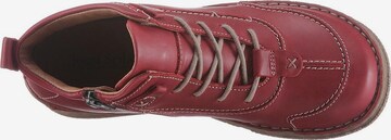 JOSEF SEIBEL Lace-Up Ankle Boots 'Neele' in Red