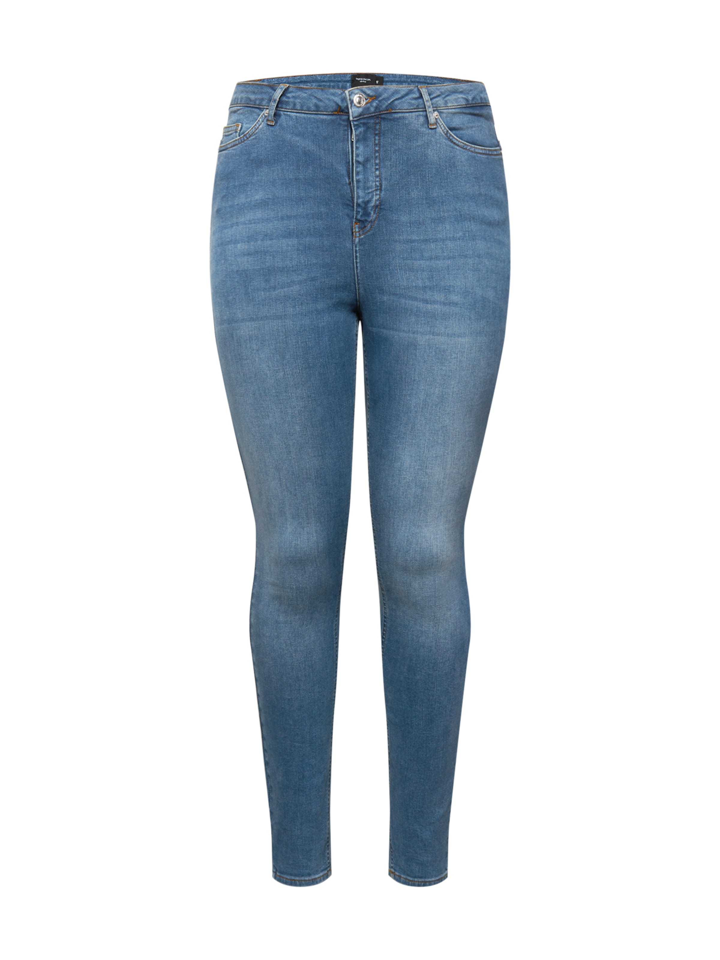 Skinny Jean 'Lora' Vero Moda Curve en bleu : devant