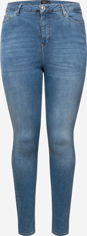 Vero Moda Curve Skinny Τζιν 'Lora' σε μπλε: μπροστά